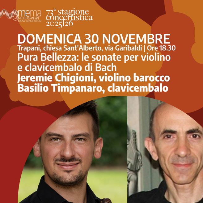 Jeremie Chigioni, violino barocco | Basilio Timpanaro, clavicembalo