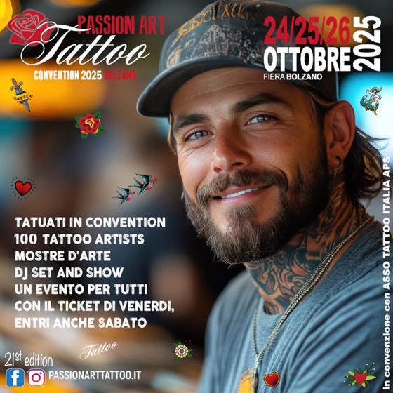 Passion Art Tattoo Convention Bolzano